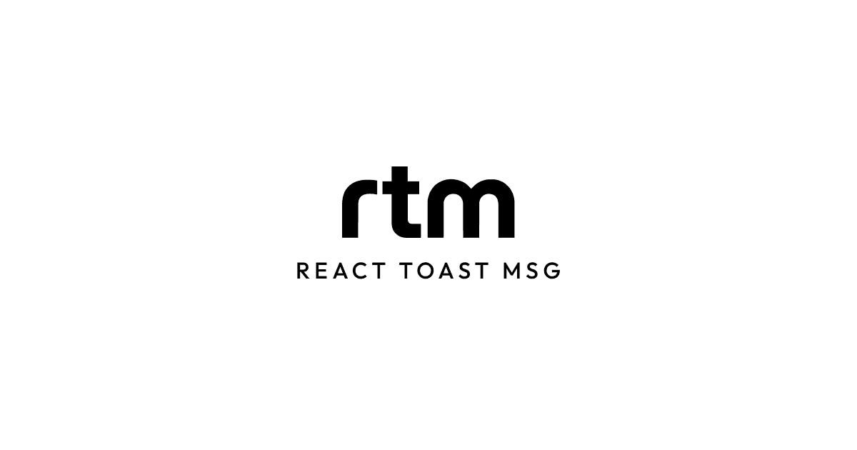 React Toast MSG